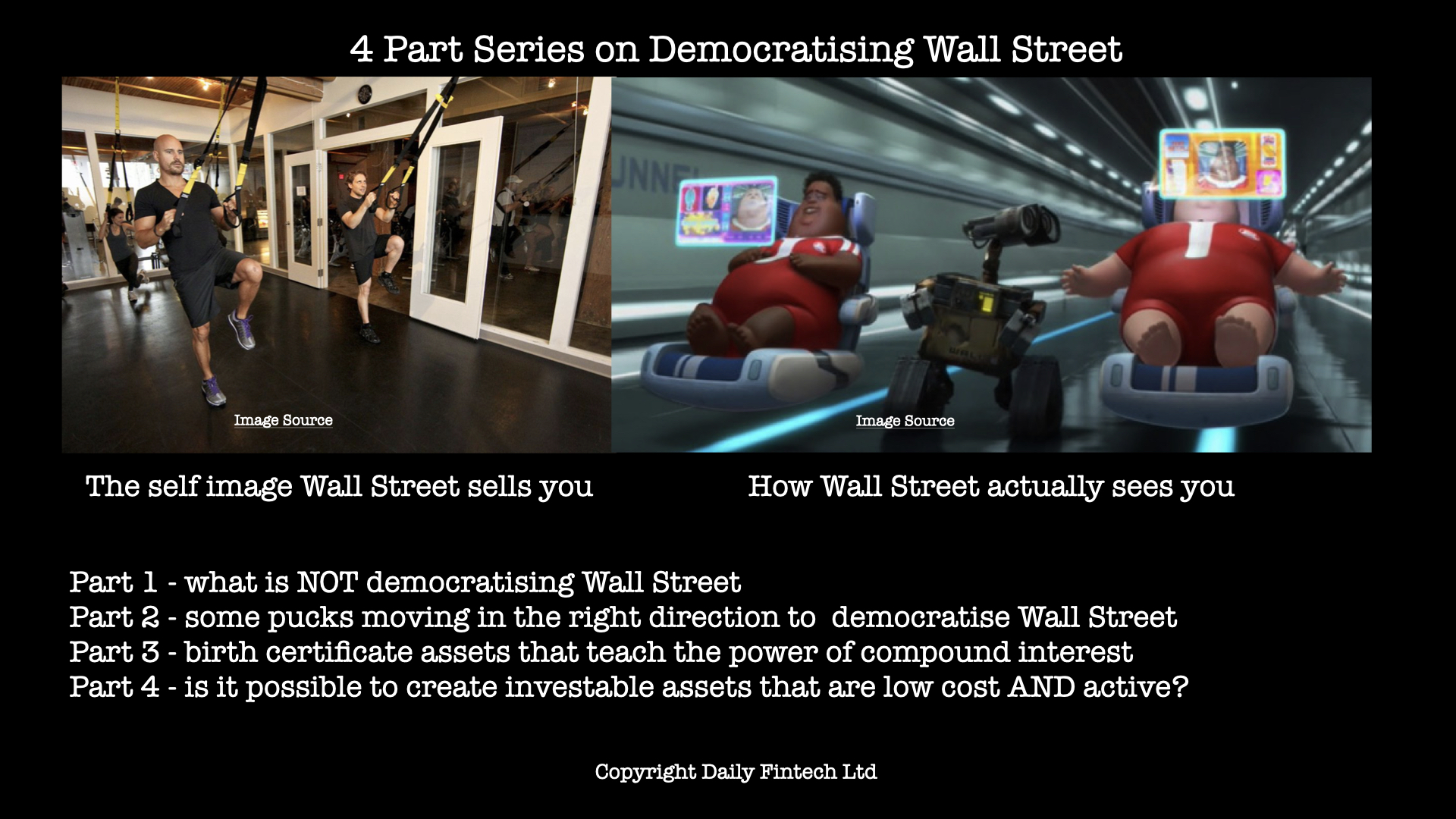Part 1 what is NOT democratising Wall Street