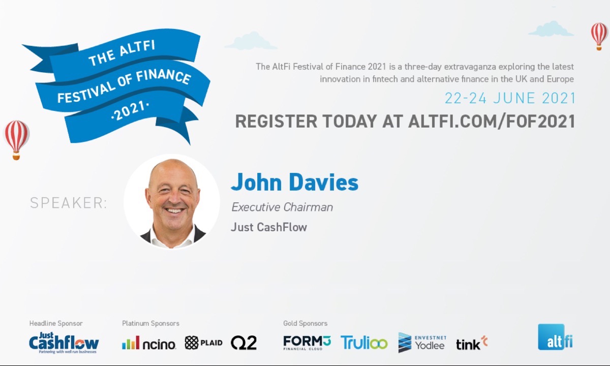 Meet our Festival of Finance speakers: John Davies, Executive Chairman of Just Cashflow